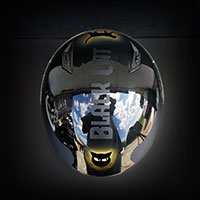 blackcat airbrush customized helmet