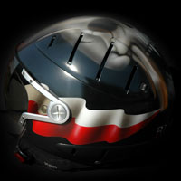 airbrush aerograf custompainting helmet poland kask polska flaga pl