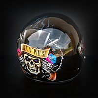 aerograf airbrush malowanie kasku helmet painting skull czaszka