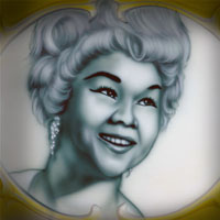 airbrush aerograf malowanie portret blues Etta James