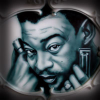 airbrush aerograf malowanie portret blues little walter 