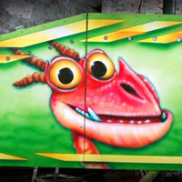 airbrush aerograf attraction carrousel karuzele rollercoaster bobovka how to train your dragon defenders of berk dragons dragon nest