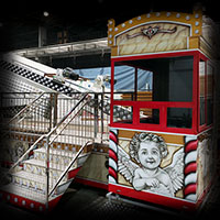 airbrush painted ferris wheel