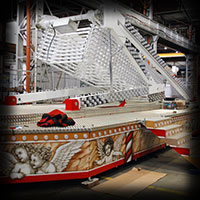 karuzela ferris wheel diabelski m�yn malowana aerografem