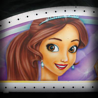 airbrush attraction painting aerograf karuzela decki kolotoc czech republik cartoon disney elena princess ksiniczka