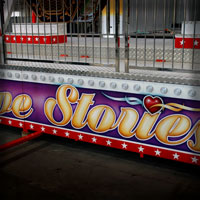 airbrush ferris wheel rides love stories theme