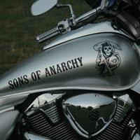 aerograf graffiti sons of anarchy on suzuki intruder 1.8