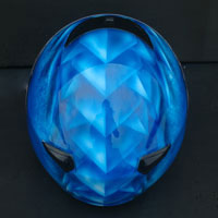 aerograf airbrush dragon ice helmet