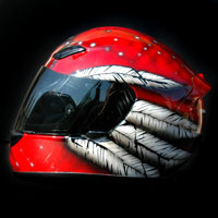 airbrush helmet honda cbr rr 