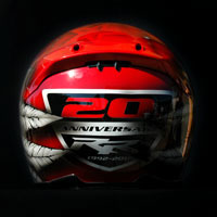 airbrush helmet cbr rr 20th anniversary