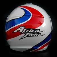 airbrush helmet shoei multitec africa twin