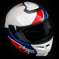 airbrush helmet shoei multitec africa twin