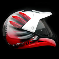 airbrush aerograf kask motocyklowy motorcycle helmet airoh husaria polska poland warrior