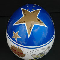 aerograf airbrush carting helmet asterix