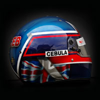 aerograf airbrush bell karting helmet cebula england 