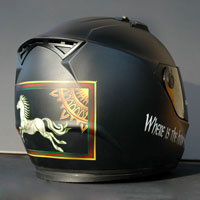 airbrush aerograf kask the lord of rhe rings