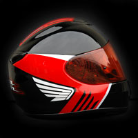 airbrush malowanie aerografem kask helmet shoei qwest honda africa twin