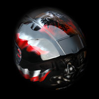 airbrush aerograf kask husaria polska poland