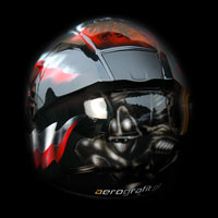 airbrush aerograf kask helmet husaria polska