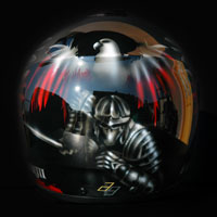 airbrush aerograf poland polska husaria kask patriotyczny