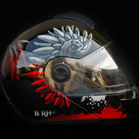 airbrush aerograf helmet kask polska husaria