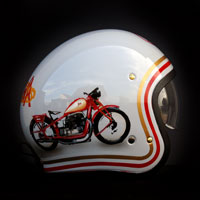 airbrush aerograf kask shoei JAWA motocykle motorcycles