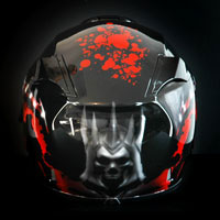 aerograf airbrush helmet kask Eredin Witcher 3 Wild Hunt 