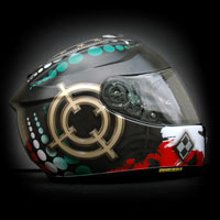 airbrush aerograf kask motor shoei gt-air pogon szczecin sniper riffle helmet