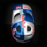 aerograf airbrush poc red bull