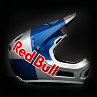 aerograf airbrush redbullowski kask na rower