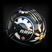 motorcycle helmet airbrush painting Schuberth C3 BRP