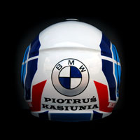 airbrush aerograf malowanie helmet shoei multitec bmw m3 