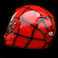 airbrush aerograf kask Arai spiderman