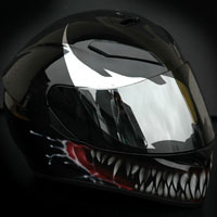 airbrush aerograf venom kask motocyklowy