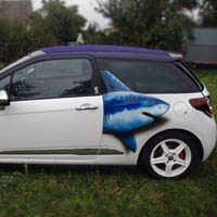 aerograf airbrush citroen shark