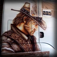 airbrush tir scania