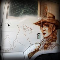 airbrush sadie adler painting art red dead redemption 2