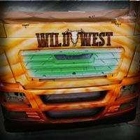 malowanie aerorgafem kabiny ciężarówki