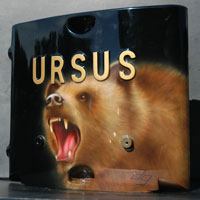 aerograf airbrush ursus niedzwiedz bear