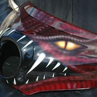 aerograf graffiti dragonhead