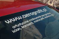 Reklama na samochodzie - www.aerografit.pl  - Oświęcim, Małopolska